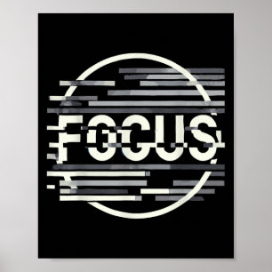 Funny Focus Humour Funny Graphic Poster