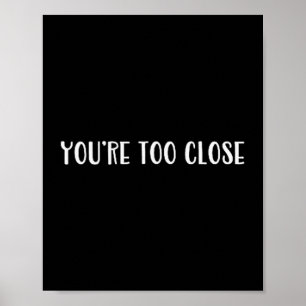 Funny Font Joke Novelty For Snarky Teen Sy Adults Poster