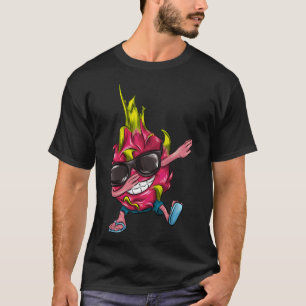 Funny Food Dabbing Dragon Fruit Bubble tea Cruise T-Shirt