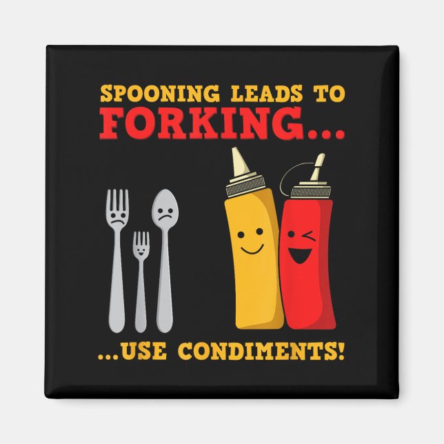 Funny Food Funny Condiments Birth Control Quotes Magnet (Front)