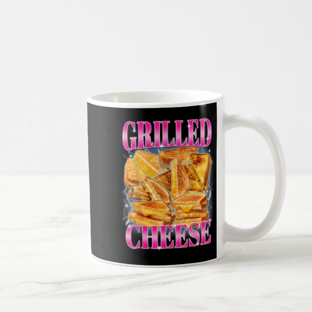 Funny Food Meme Grilled Cheese Sandwiches Food Lov Coffee Mug (Right)