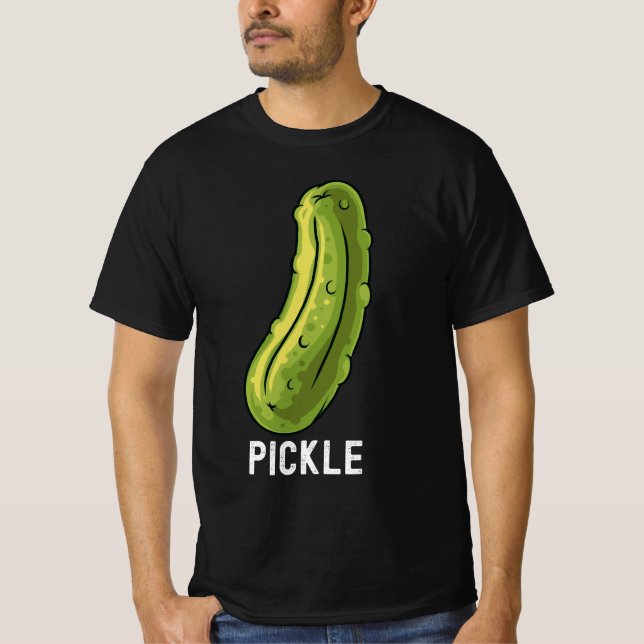 Funny Food Pickle T-Shirt (Front)