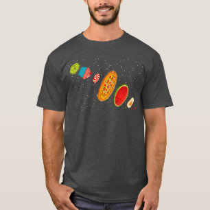 Funny Food Solar System T-Shirt