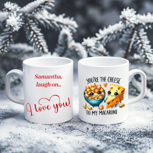 Funny Food Valentine Mug Custom Name Love Gift