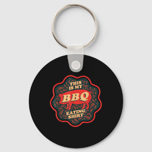 Funny Foodie Funny Bbq Meat - This Is My Bbq Eatin Key Ring