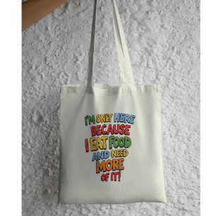Funny Foodie Gift, Supermarket shopping, humour  Tote Bag