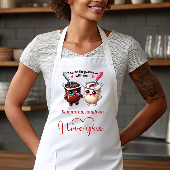 Funny Foods Personalized Gift for Husband Apron (Funny Foods Personalized Gift for Husband Apron)