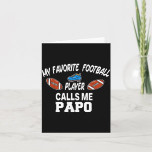 Funny Football Dad Pride Pa Fan Srts Family  Card