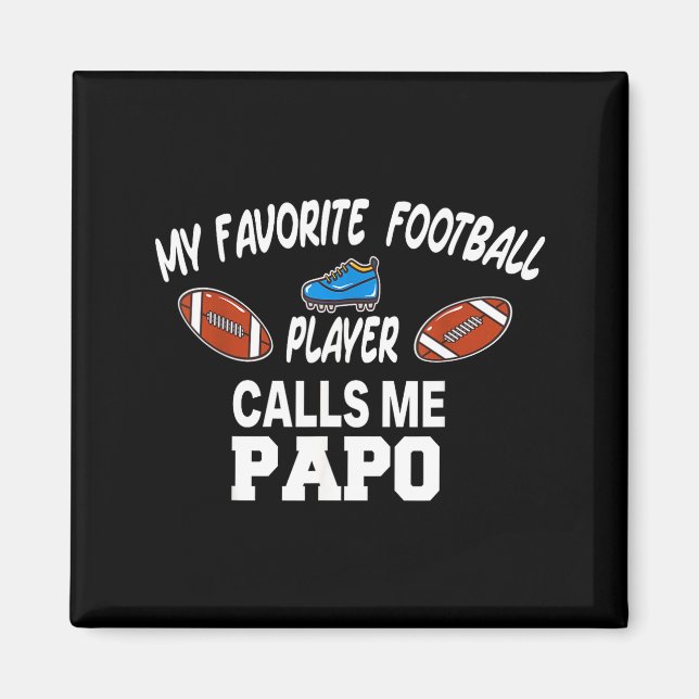 Funny Football Dad Pride Pa Fan Srts Family  Magnet (Front)