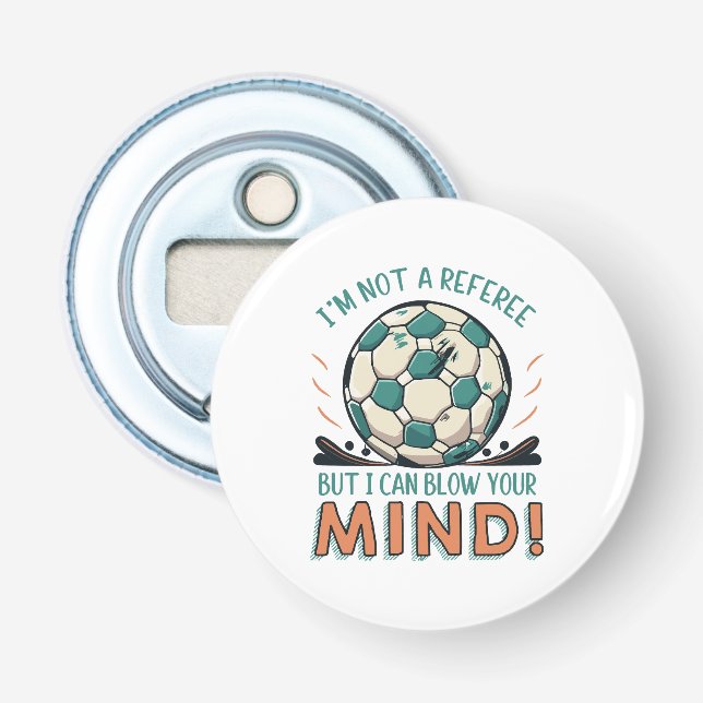 Funny Football Design Bottle Opener (Front)