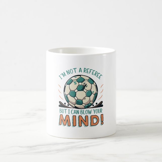 Funny Football Design Coffee Mug (Center)