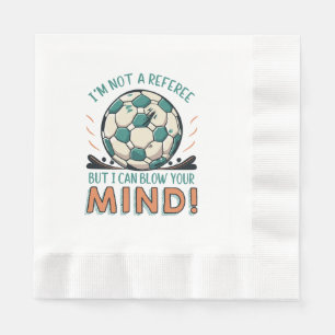 Funny Football Design Napkin