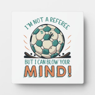 Funny Football Design Plaque