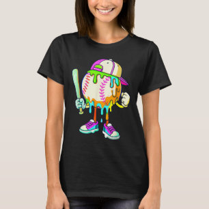Funny Football Drip For Boys Kids Youth Dripng Ice T-Shirt