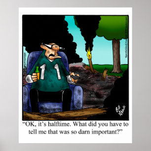 Funny Football Humour Poster