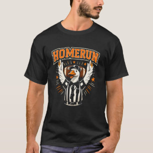 Funny Football Referee Touchdown Baseball Homerun T-Shirt