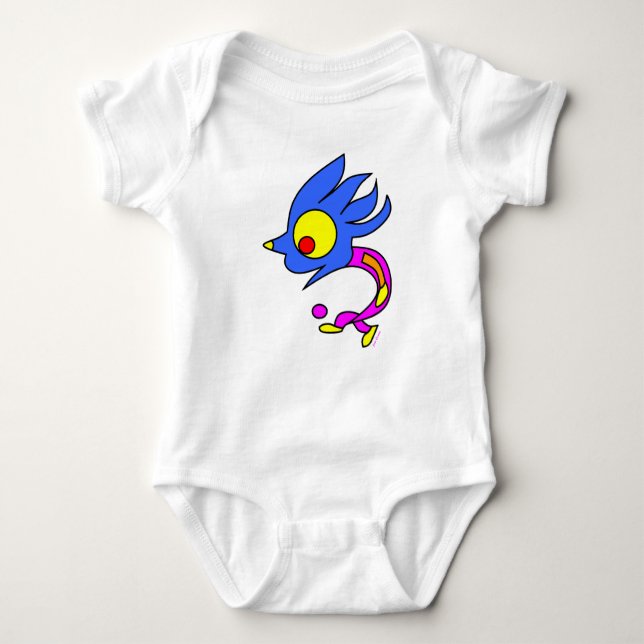 funny footballer baby bodysuite baby bodysuit (Front)