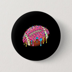 Funny Footll Drip For Boys Kids Youth Dripping Ice 6 Cm Round Badge
