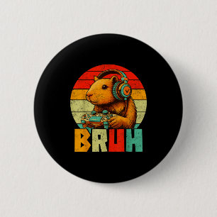 Funny For Capybara Lovers Mens Boys Kids Graphics 6 Cm Round Badge