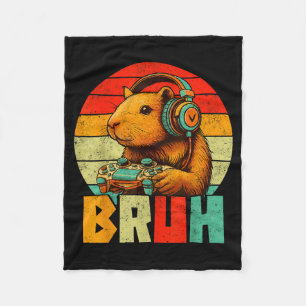 Funny For Capybara Lovers Mens Boys Kids Graphics Fleece Blanket