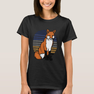 Funny For Fox Sake Sarcastic Pun Joke Vintage Retr T-Shirt