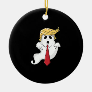 Funny For Halloween, Donald Costume Classic Ceramic Ornament