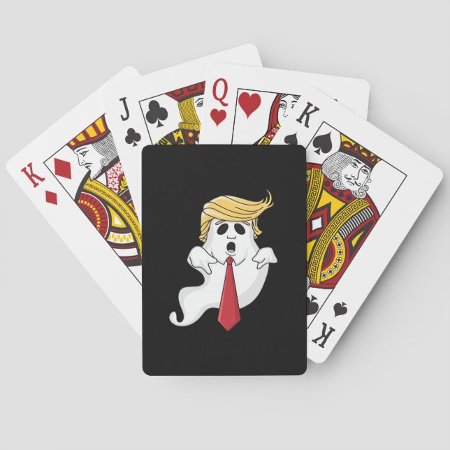 Funny For Halloween, Donald Costume Classic Playing Cards (Back)