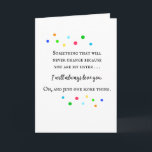 Funny for Older Sister Birthday Greeting Card<br><div class="desc">Surprise... funny birthday card for an older sister. I mean, yes, the front has a beautiful sentiment which you are 100% serious about. You DO love her. But we can't take life too seriously so when she opens the card... BOING!!!! There's the funny line. Um, funny to you anyway. Let's...</div>