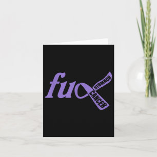 Funny For Stomach Cancer Awareness Ribbon Gifts Card