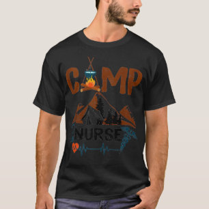 Funny  For Summer Camp Nurse Nursing Camping RN Gi T-Shirt