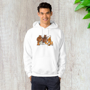 Funny Forest Animals Cute Woodland Creatures Hoodie