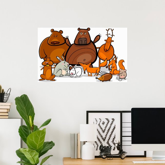 Funny Forest Animals Poster (Creator Uploaded)