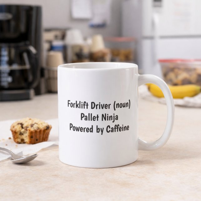 Funny Forklift Driver Mug Custom Name Gift (Creator Uploaded)