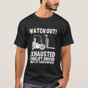 Funny Forklift Operator For Men Certified Forklift T-Shirt