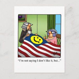 Funny Fourth Of July Humour Postcard