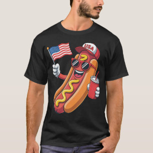 Funny Fourth Of July Patriotic Usa Flag 4Th Of T-Shirt
