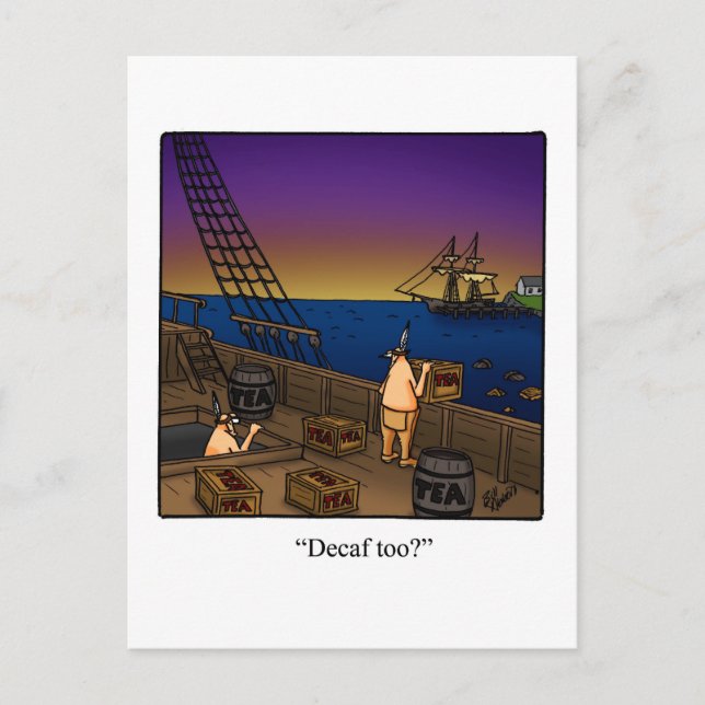 Funny Fourth Of July Postcard (Front)