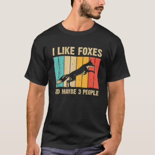 Funny Fox Design For Fox Lovers Men Women Kids Int T-Shirt