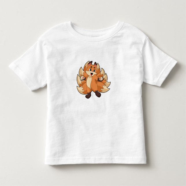 Funny Fox Toddler T-Shirt (Front)
