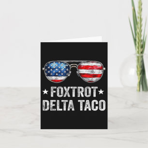 Funny Foxtrot Delta Taco1  Card