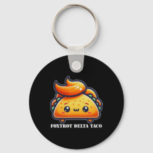 Funny Foxtrot Delta Taco4 Key Ring