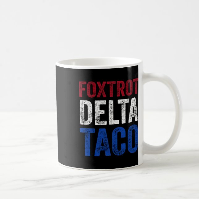 Funny Foxtrot Delta Taco8  Coffee Mug (Right)
