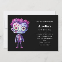 Funny Frankenstein Monster Halloween Fun Birthday