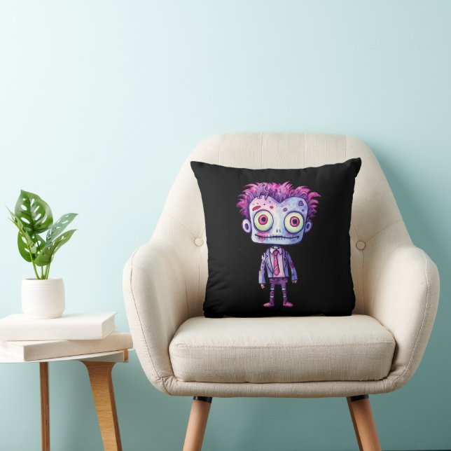 Funny Frankenstein Monster Halloween Fun Cushion (Chair)