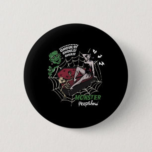 Funny Frankenstein Monster Lovers Monster Bunniesh 6 Cm Round Badge