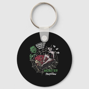Funny Frankenstein Monster Lovers Monster How Hall Key Ring