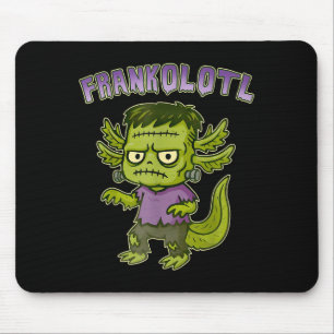 Funny Frankolotl Axolotl Halloween Costume Boys Gi Mouse Pad