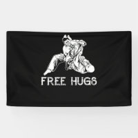 Funny Free Hugs Brazilian Jiu-Jitsu MMA BJJ