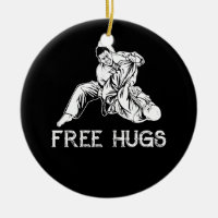 Funny Free Hugs Brazilian Jiu-Jitsu MMA BJJ