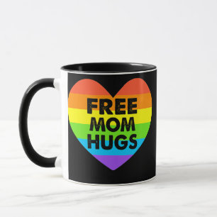 Funny Free Mum Hugs LGBT Mug